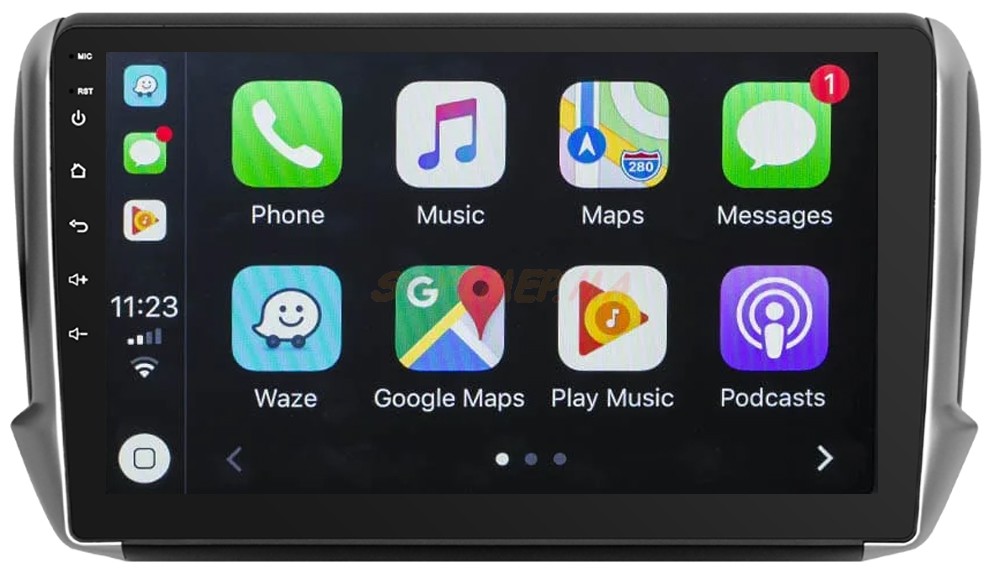 peugeot 2008-208 Android GPS Navigation acceesoire auto maroc