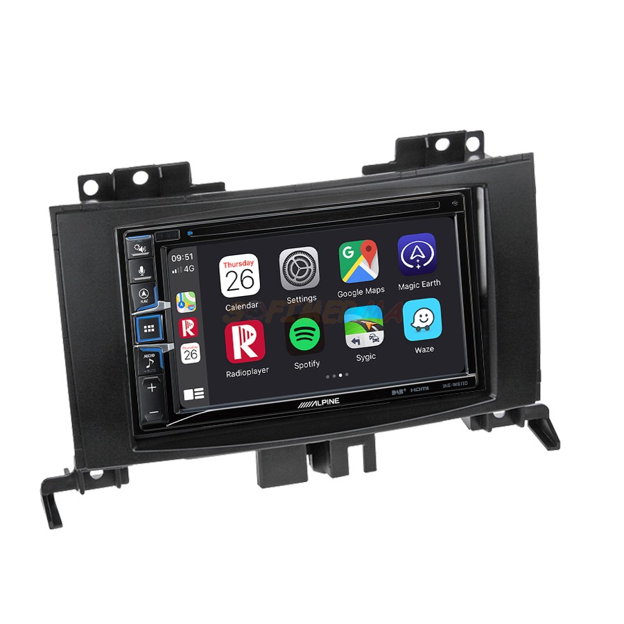 Mercedes Sprinter Cage De Montage Installation Ecran Poste Radio accessoires voitures sofimep maroc