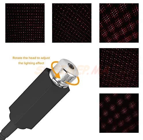 Lampe de décoration de toit de voiture USB AUTO LED accessoires voitures sofimep maroc