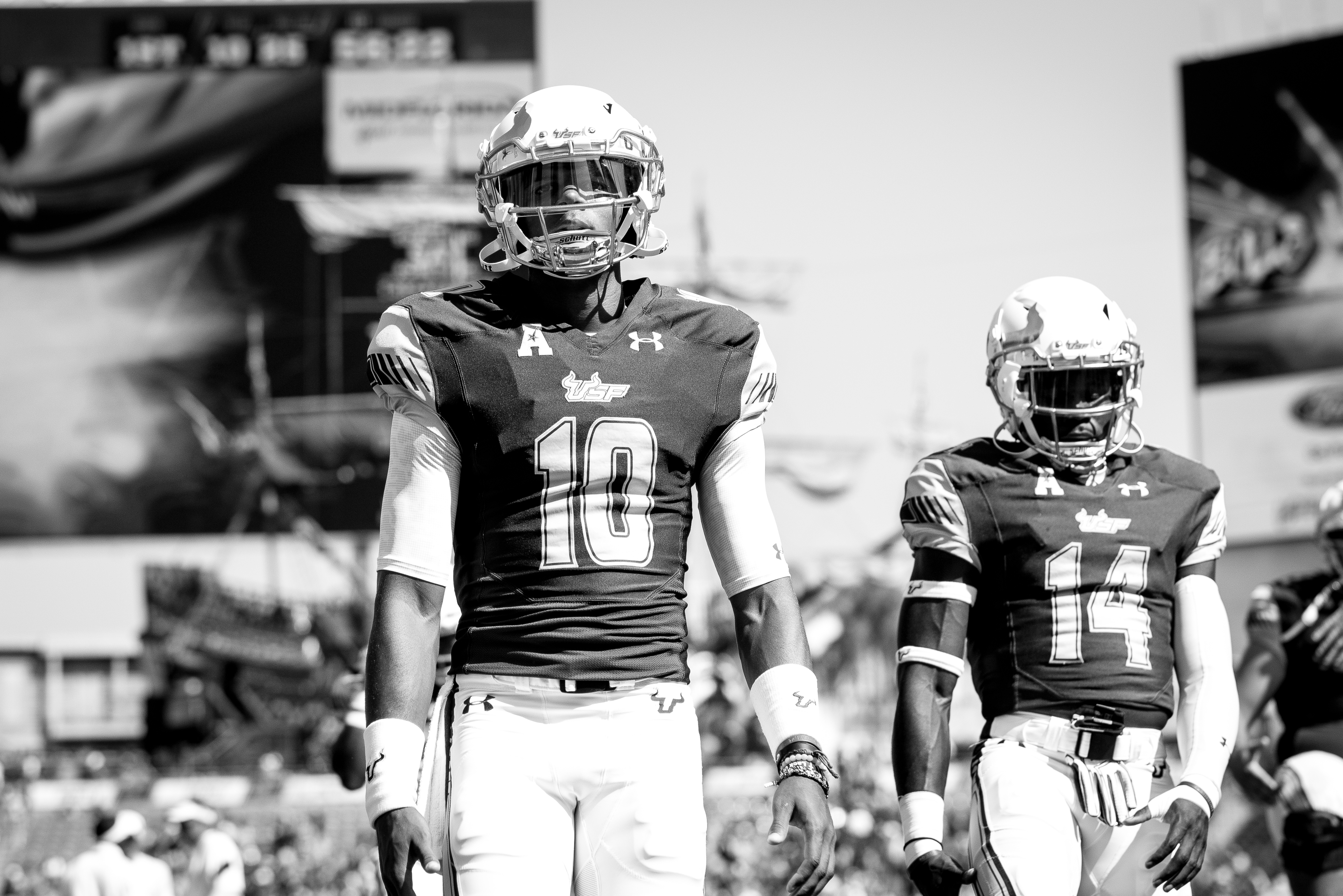 FSU vs USF 2016 24 - Chris Oladokun and Deangelo Antoine Pre-game by Dennis Akers (4206x2808)