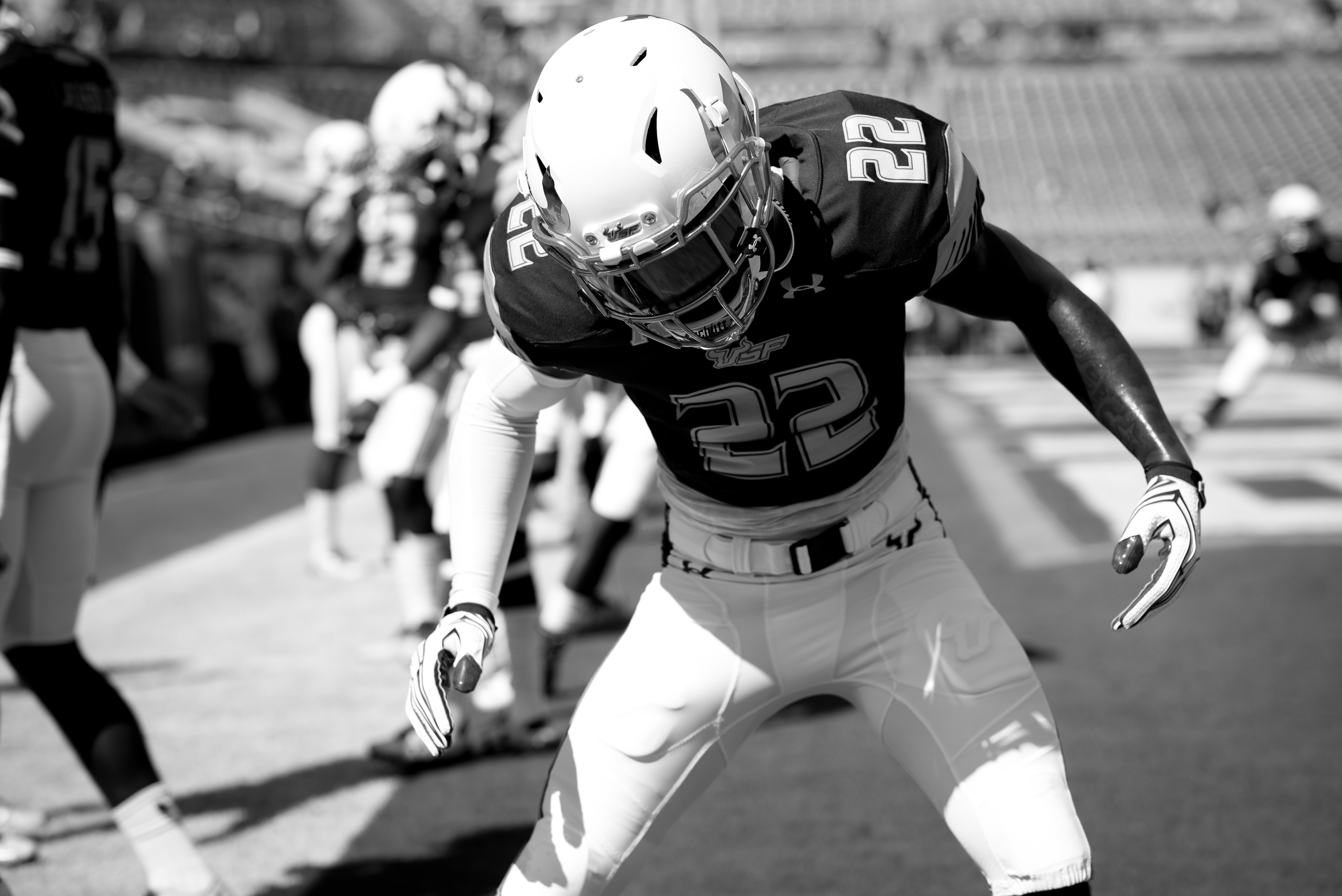 FSU vs USF 2016 25 - Hassan Childs Pre-game by Dennis Akers (6016x4016)