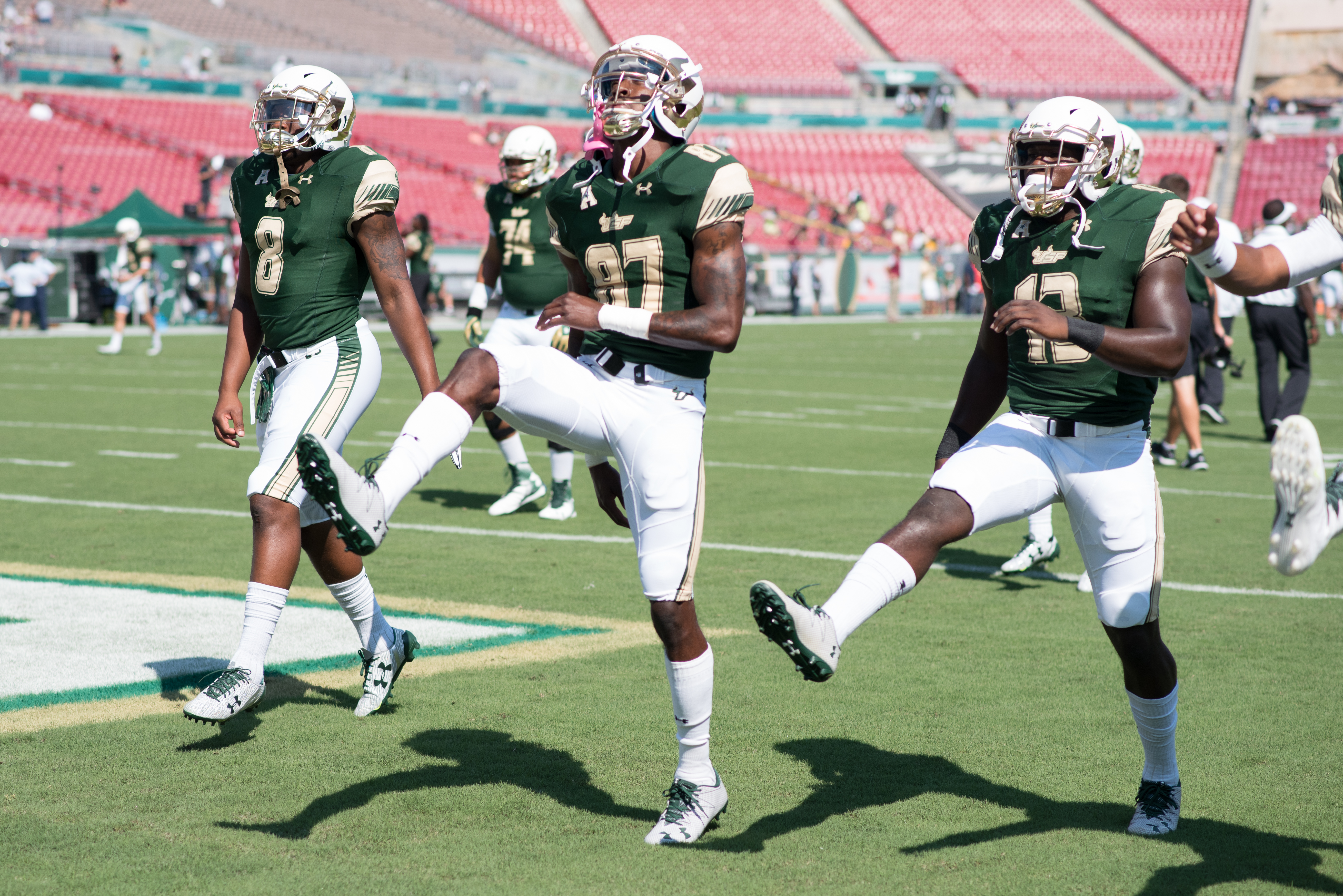 FSU vs USF 2016 27 - Tyre McCants, Rodney Adams and Darius Tice Pre-game by Dennis Akers (5507x3676)