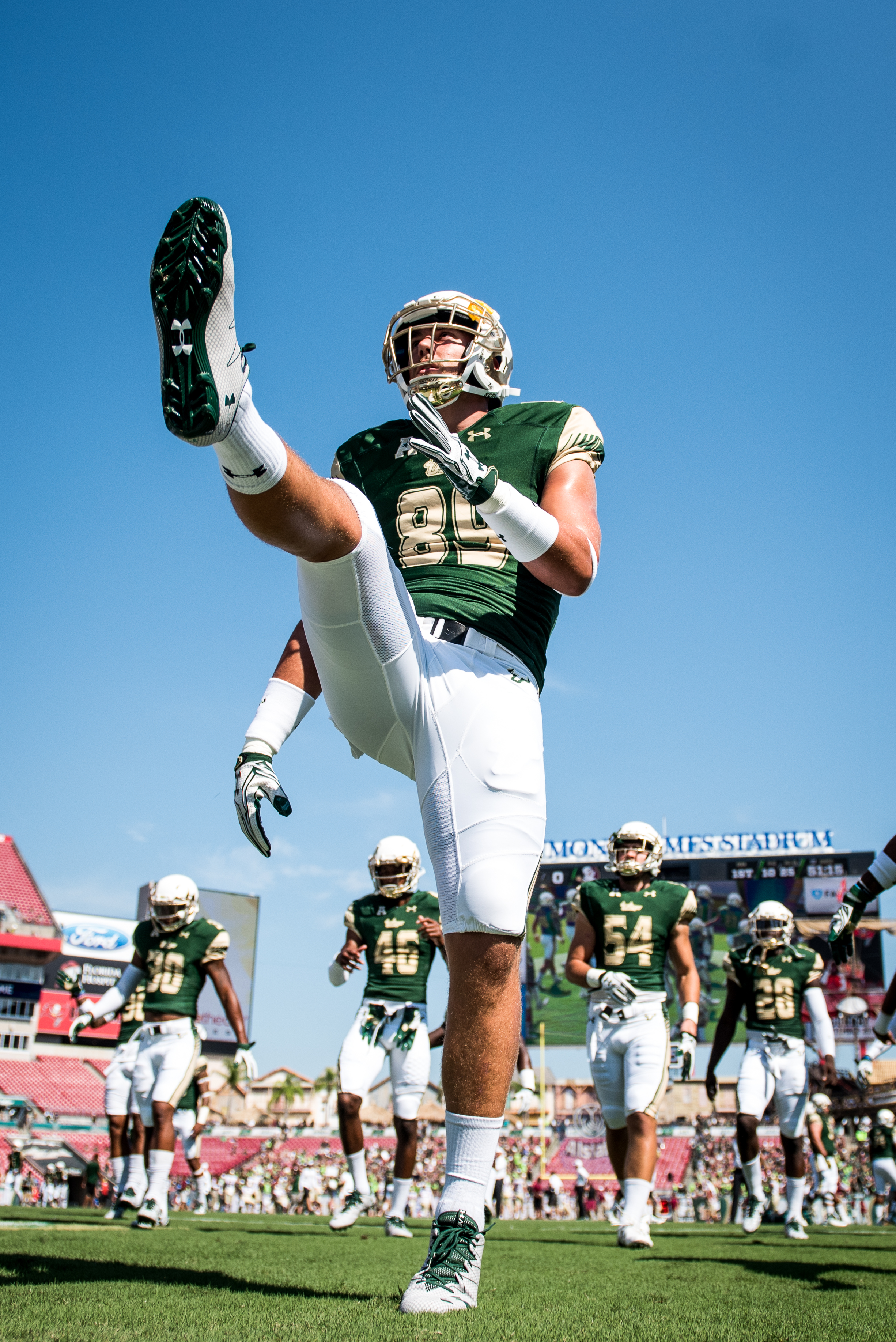 FSU vs USF 2016 32 - Mitchell Wilcox Pre-game by Dennis Akers (2451x3671)