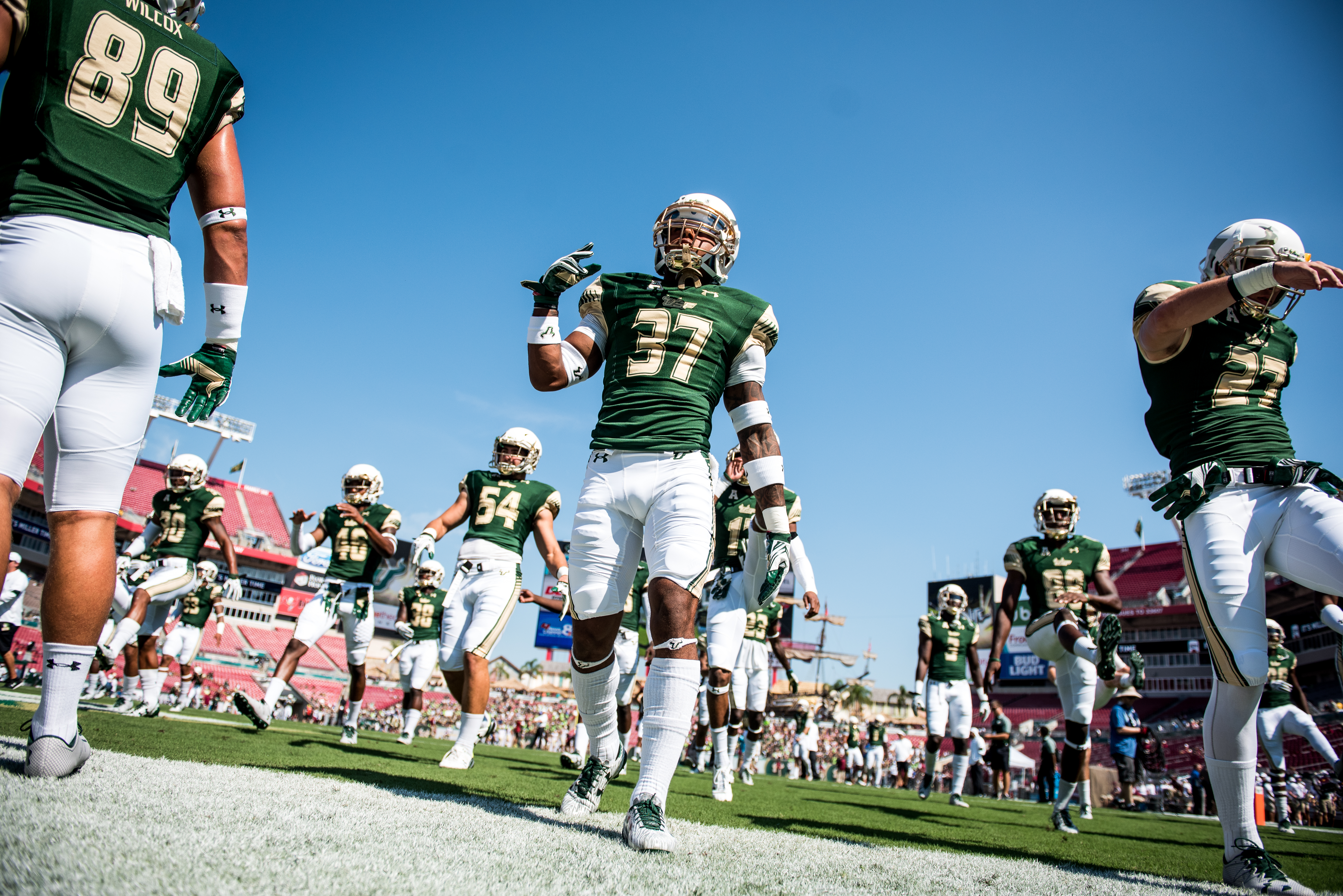 FSU vs USF 2016 33 - Nate Ferguson Pre-game by Dennis Akers (6016x4016)
