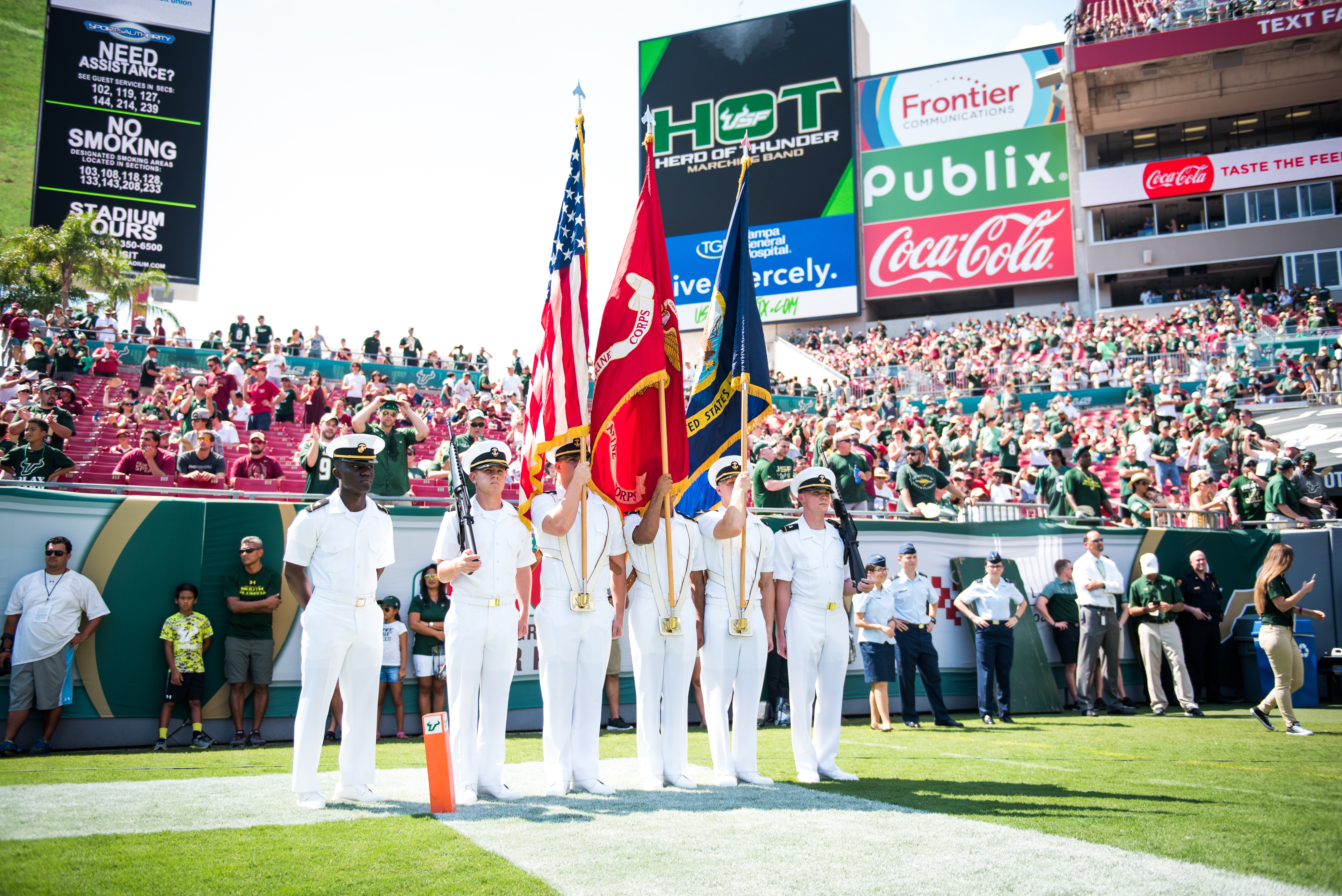 FSU vs USF 2016 47 - National Anthem by Dennis Akers (5876x3923)