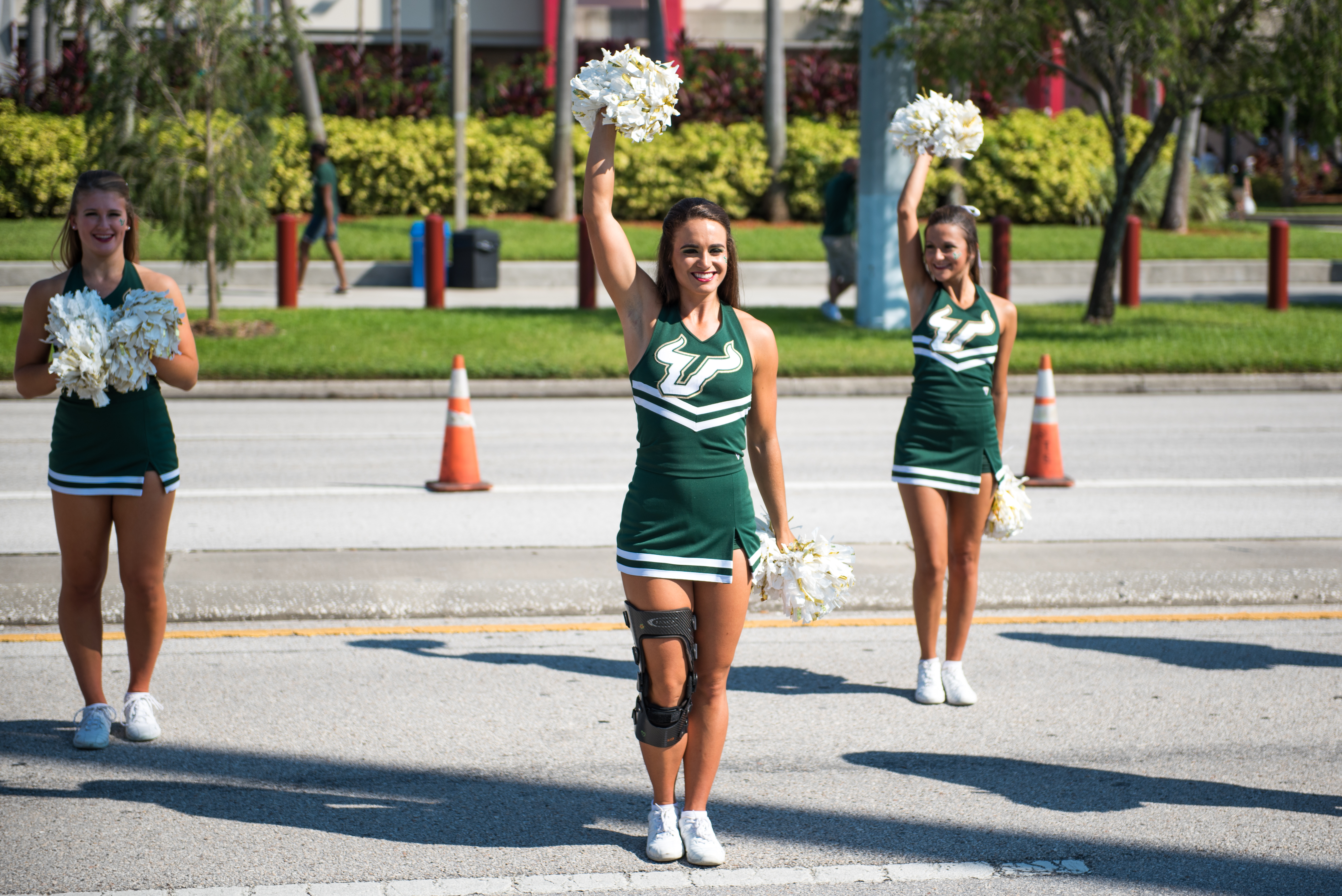 FSU vs USF 2016 6 - Cheerleaders 1 by Dennis Akers (5503x3674)