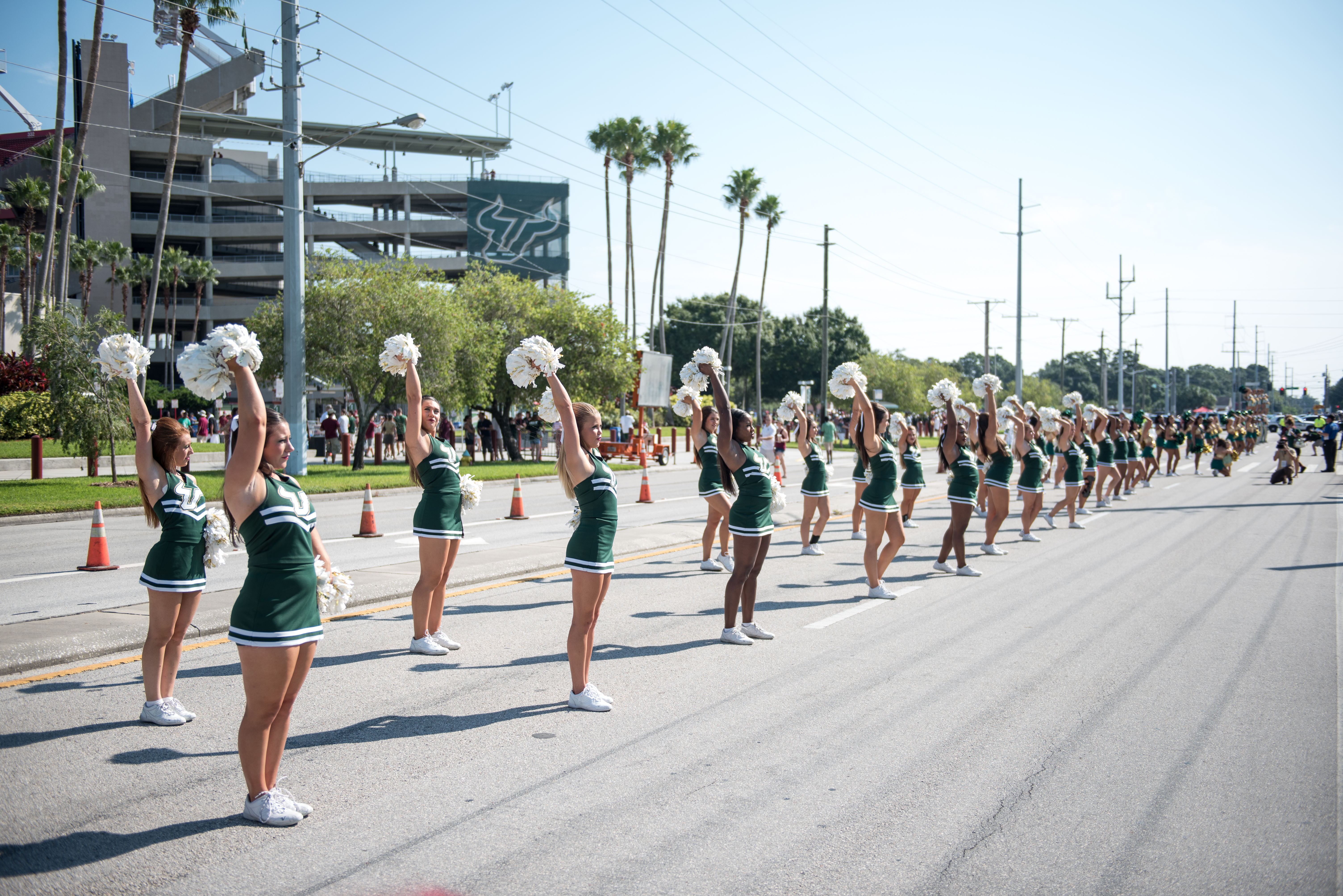 FSU vs USF 2016 7 - Cheerleaders 2 by Dennis Akers (6016x4016)