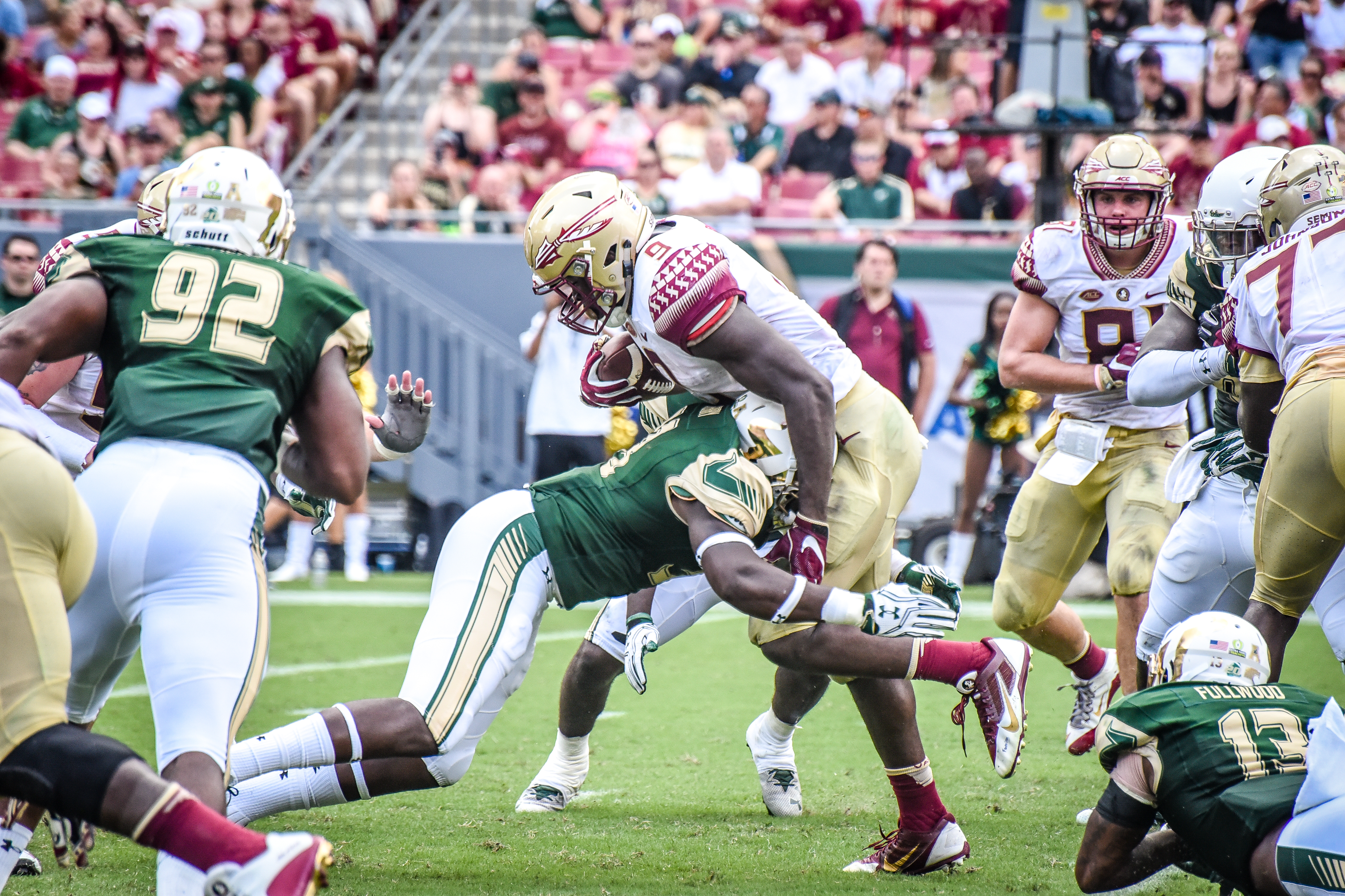FSU vs USF 2016 92 - Jaques Patrick stuffed by Cecil Cherry by Dennis Akers (4512x3008)
