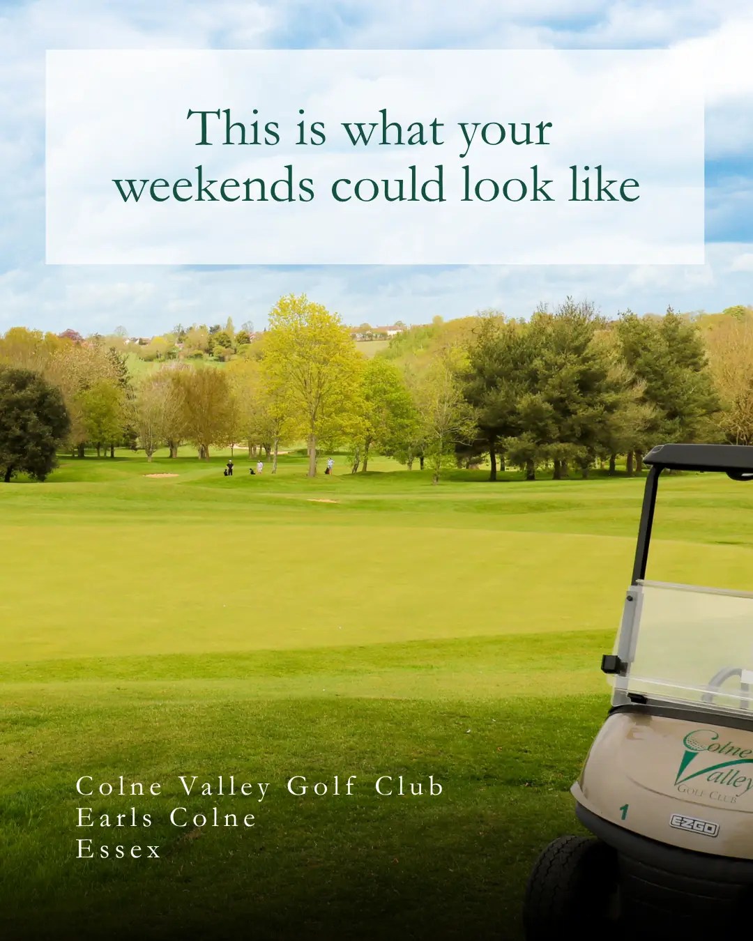 Colne Valley Golf Club social media content