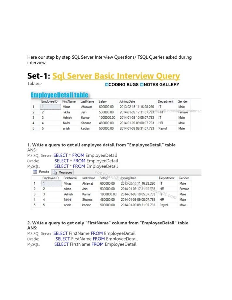 Sql Server Interview Questions And Answers - Mountain Image Collection - Mobile Quality