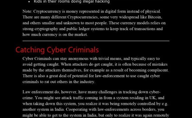 Basic Cyber Security (CS Lesson 1) PDF - Connect 4 Techs