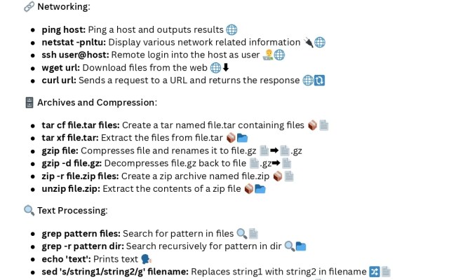 Linux And Git Cheat Sheet PDF - Connect 4 Techs