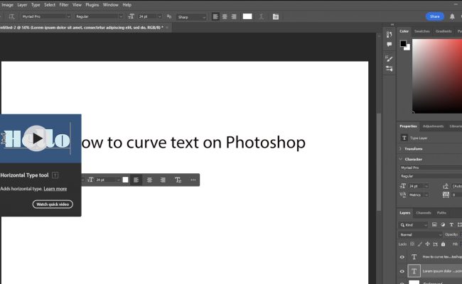 Curving Text In Photoshop: Complete Guide With Tips And Tricks