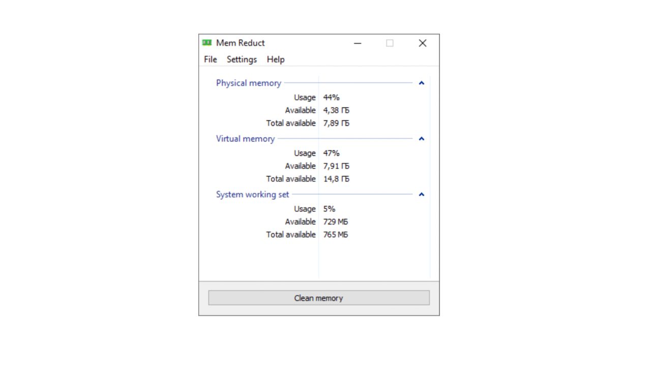 Mem Reduct for Windows