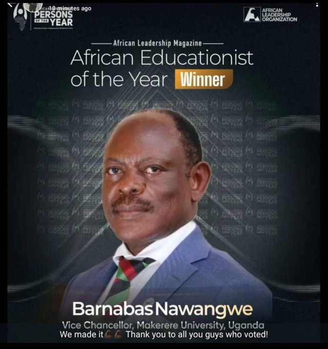 Prof. Barnabas Nawangwe: African Educationist of the Year 2025 | Makerere University's Impact (2026)