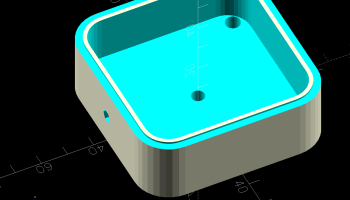 Stack Light Mount base - solid model