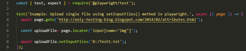 Playwright Example Gt Gt Upload Files That S It Code Snippets - Minimal Photo Collection - Desktop Quality