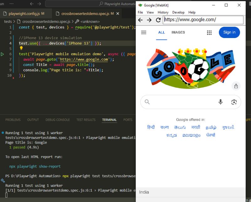 How To Perform Mobile Testing In Playwright Software Testing Tutorials - Artistic Ocean Design - 4K