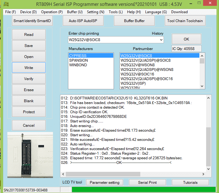 RT809H AND RT809F NEW UPDATE SOFTWARE