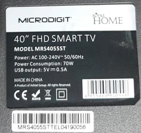Microdigit MRS4055ST Stock Firmware Software