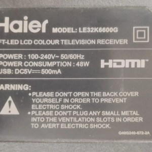 Haier LE32K6600G Software Download
