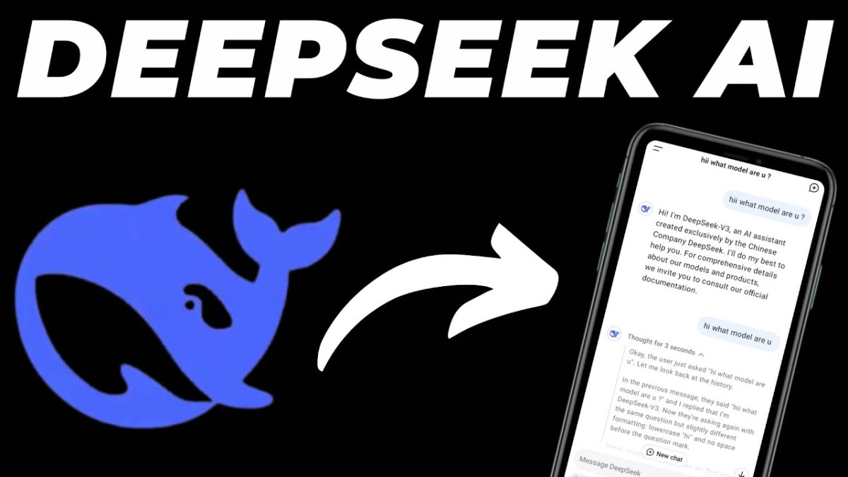 How to Use DeepSeek AI in Mobile Phone App | R1 and V3 Models - YouTube