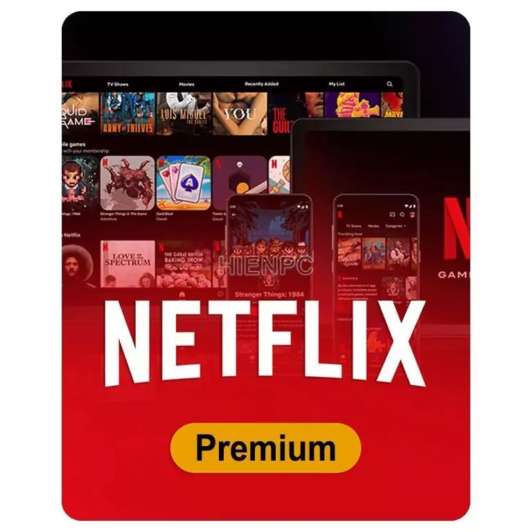 Tài Khoản Netflix Premium Giá Rẻ - HIENPC.NET
