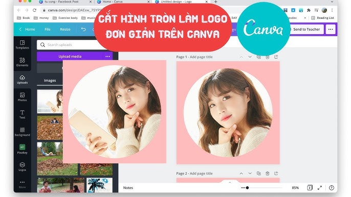 Hướng dẫn cắt ảnh trong Canva