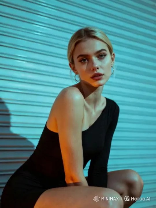 360-degree Slow-Motion Animation of Relaxed Woman by Pool – AI Generated  Video | Hailuo AI