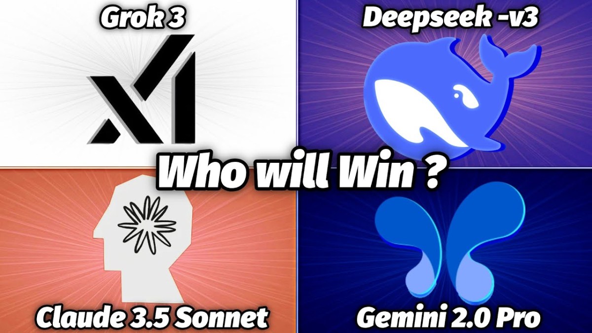 Grok 3.0 vs Deepseek v3 vs Claude 3.5 Sonnet vs Gemini 2.0 Pro | The  Ultimate AI showdown