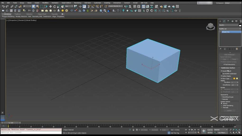 Giao diện 3ds Max