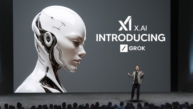 Developer using Grok API