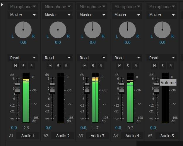 Audio Track Mixer trong Adobe Premiere Pro