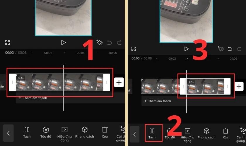 2 cách cắt video trên Capcut chi tiết từ A - Z