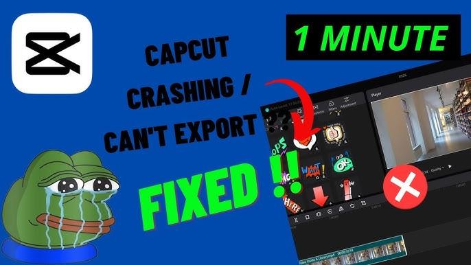 Hình ảnh minh họa các lỗi phổ biến khi sử dụng CapCut