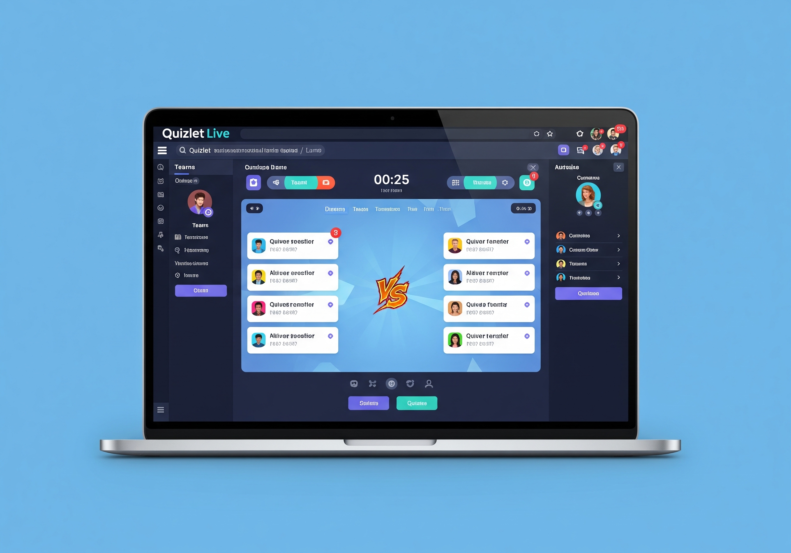 giao diện quizlet live