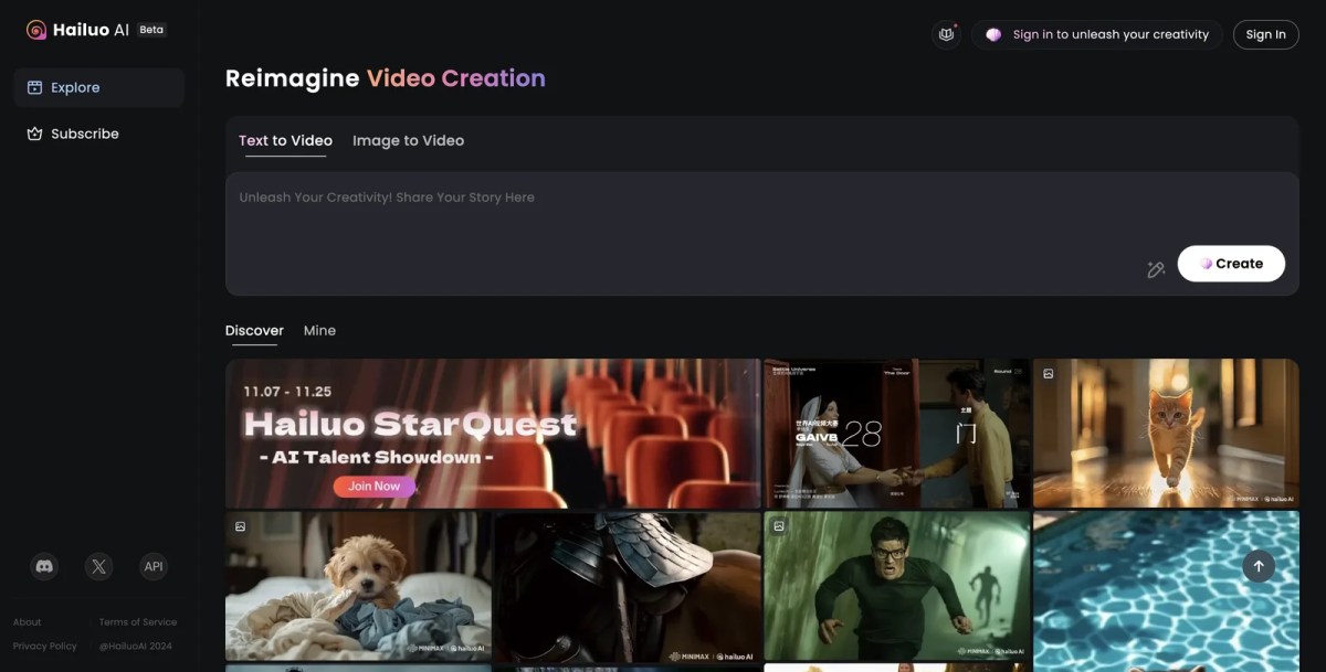 Hailuo AI: Transform Your Ideas into Visual Stories with AI - NavTo.AI