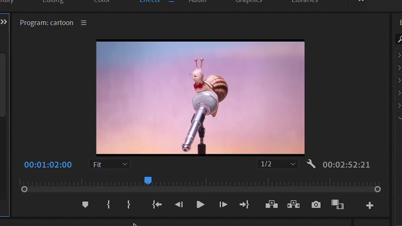 Sử dụng keyframe để tạo hiệu ứng xoay trong Adobe Premiere