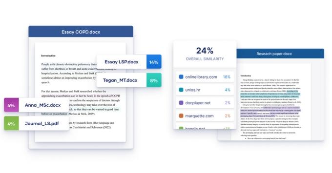 Giao diện Turnitin Similarity Index