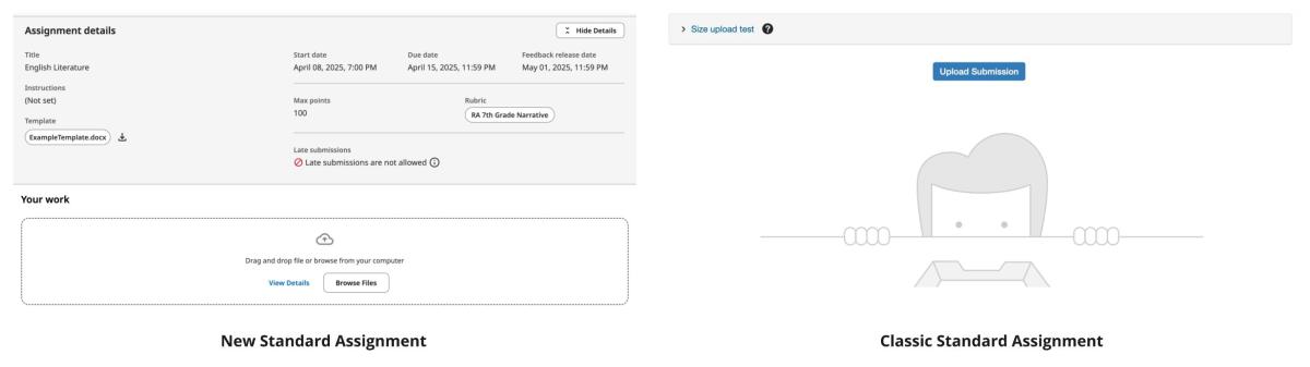 Giao diện submit assignment Turnitin