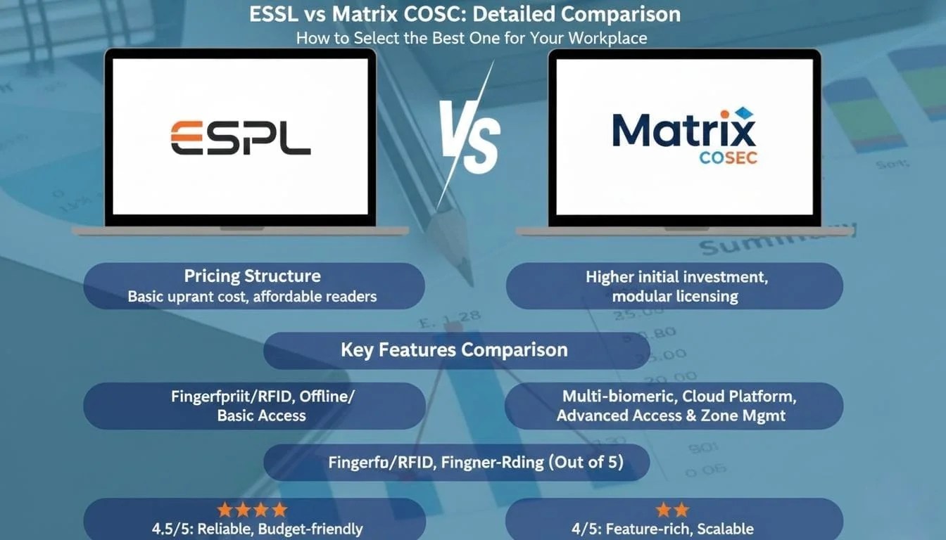 eSSL vs Matrix Biometric Devices
