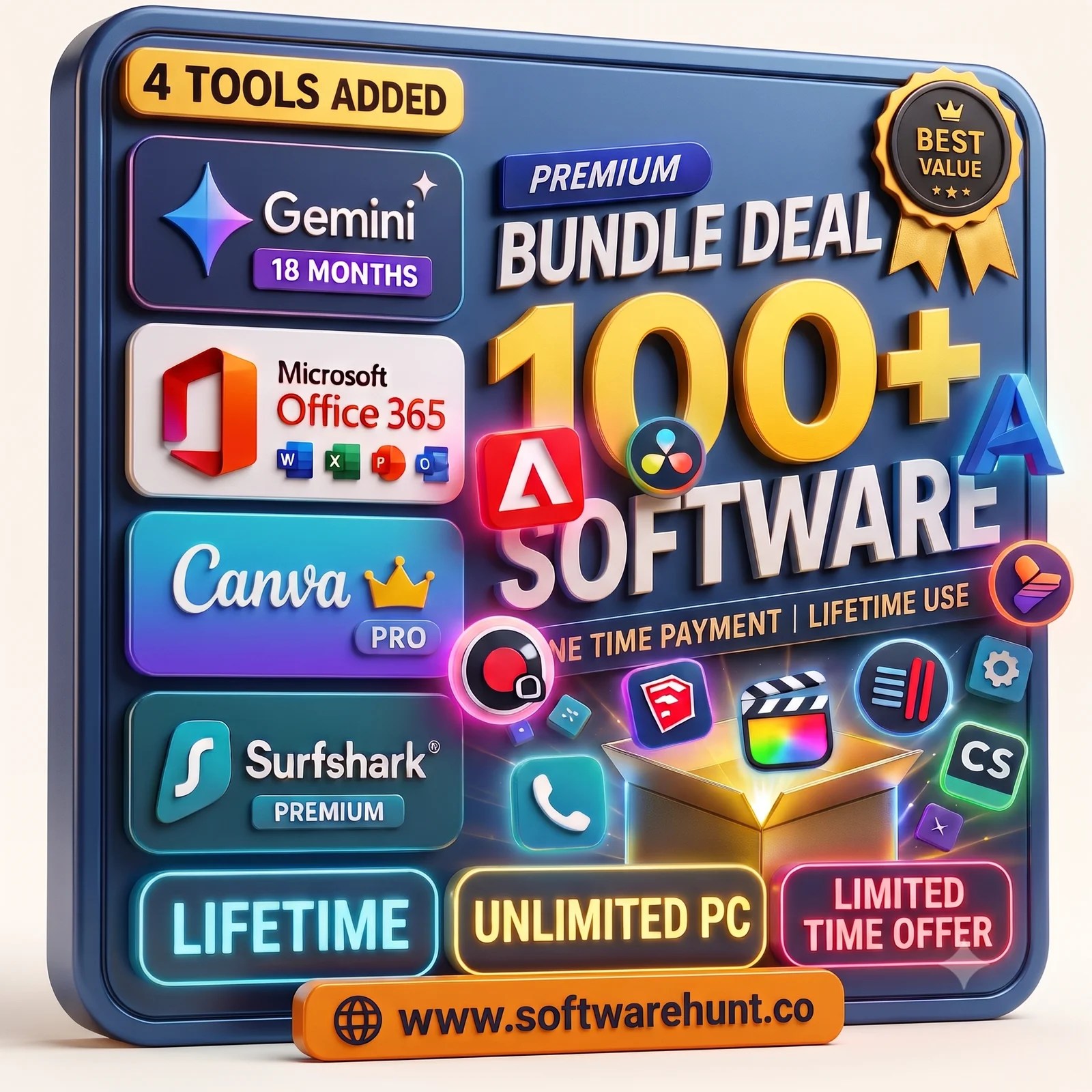 150+ Premium Lifetime Software Unlimited Bundle deal (Win & Mac & Android ) Non Refundable