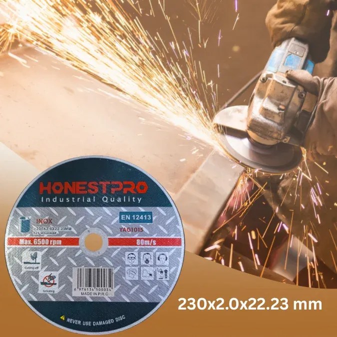 Disque à Couper Inox 230x1,9mm YAG1015 HonestPro