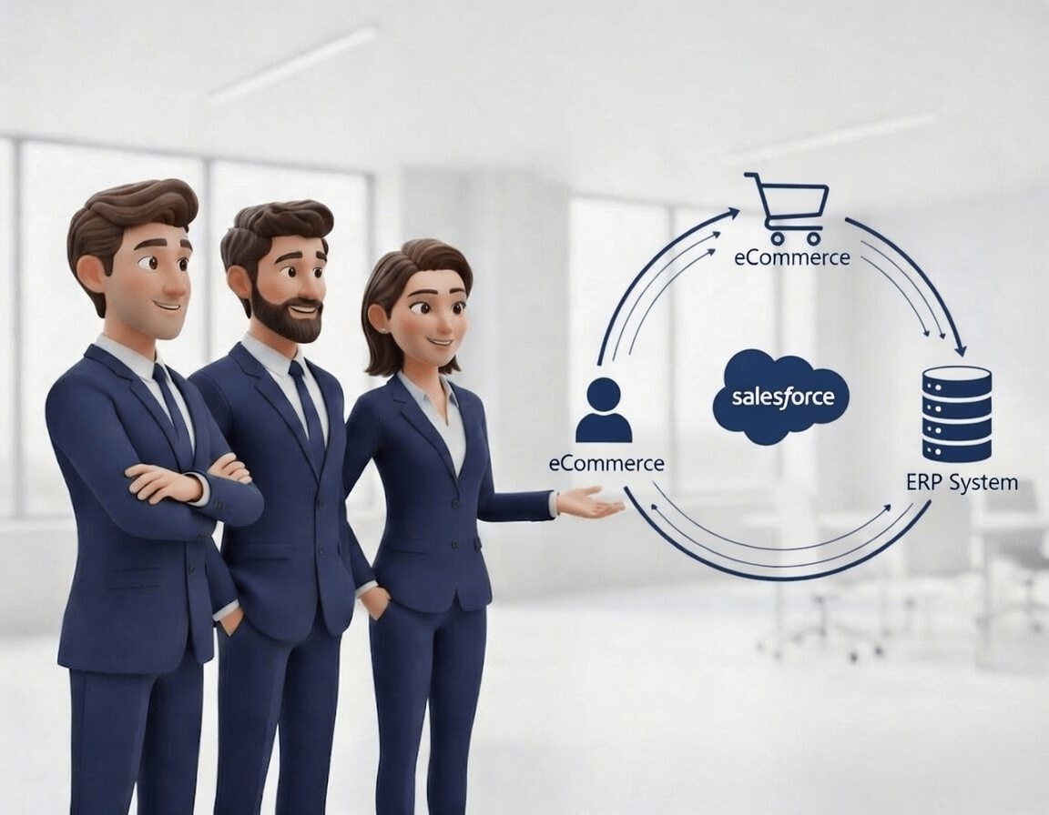 eCommerce + Salesforce + ERP - Integration