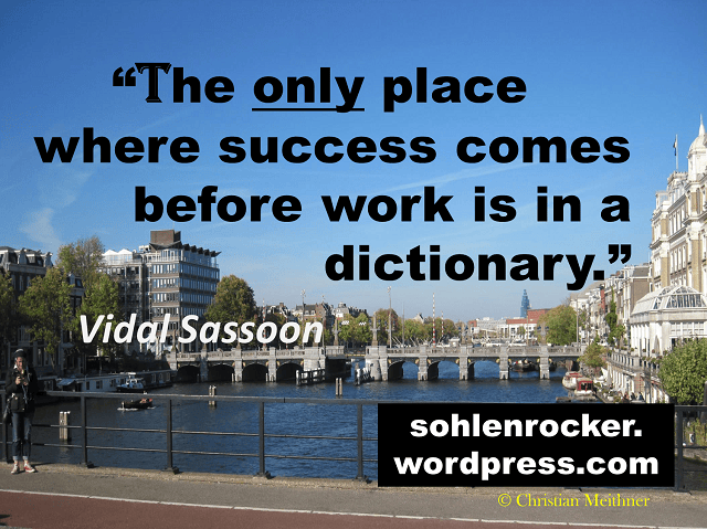 “Only those who will risk going too far can possibly find out how far one can go.“ Vidal Sassoon