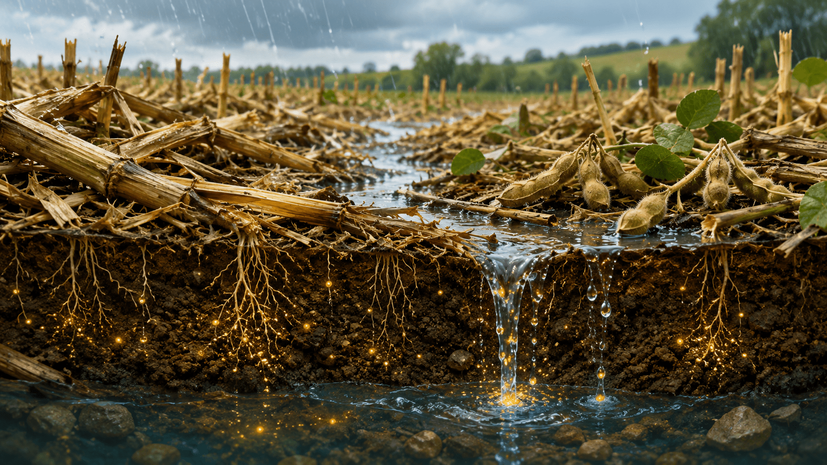How High Soil-Test P Increases Phosphorus Loss from Crop Residues