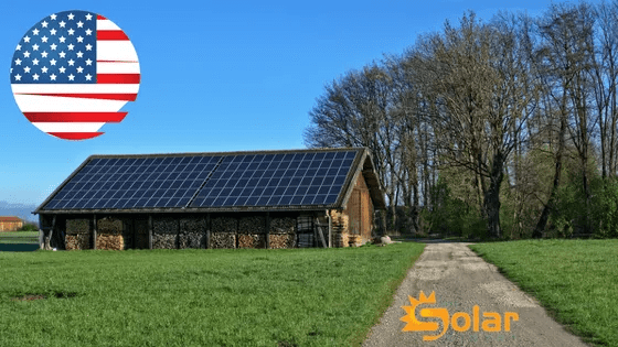 house with solar panels