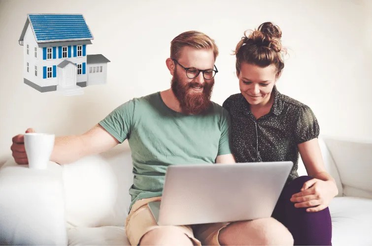 couple on laptop