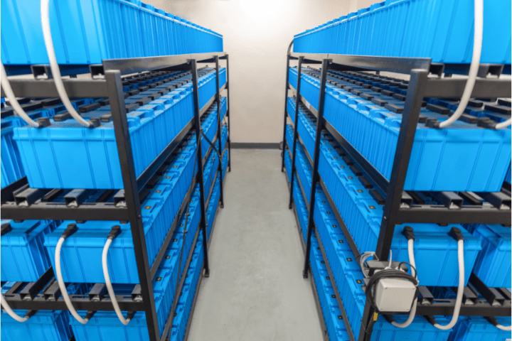 Solar battery storage system