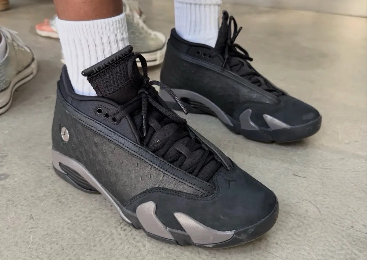 Air Jordan 14 Low Black Pack Ostrich 2026 IZ3884-001